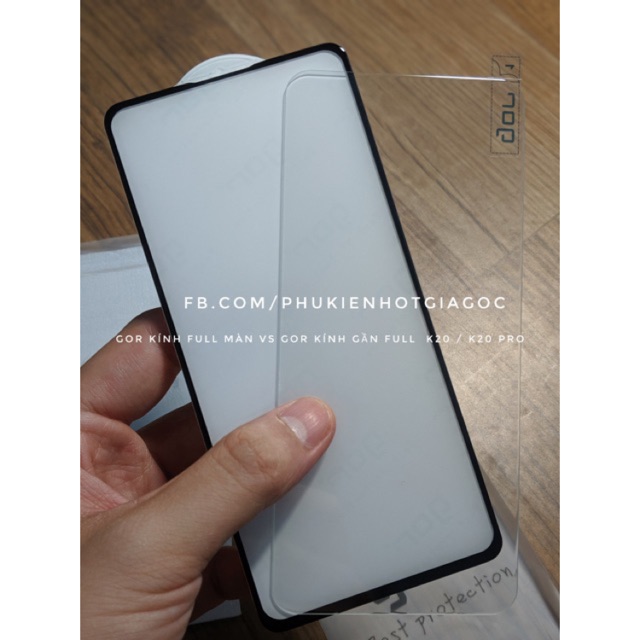 Kính cường lực Xiaomi Redmi K40 / K40 Pro / K30 / K30 Pro / Note 9 / CC 9 /  Mi 9 Gor trong suốt chính hãng