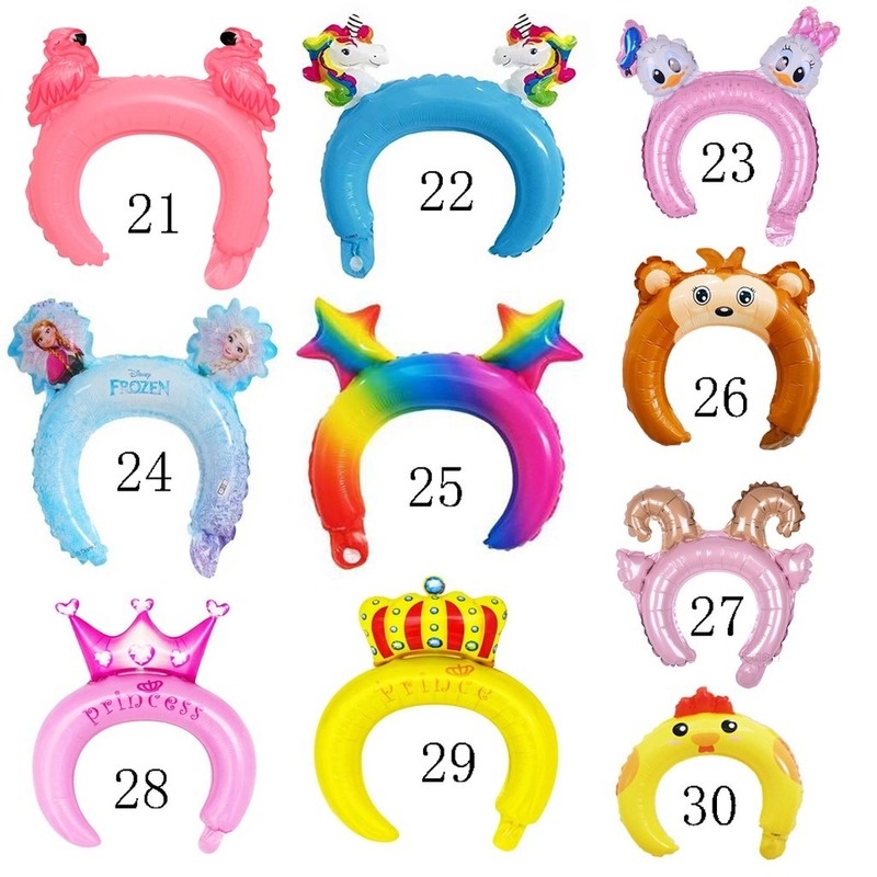 Băng Đô Cài Tóc Hình Bong Bóng Và Chuột Minnie Dễ Thương Cho Bé