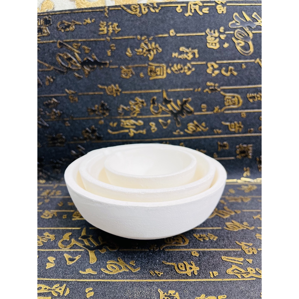 Chén thạch cao dùng để nấu các loại kim loại, vàng bạc