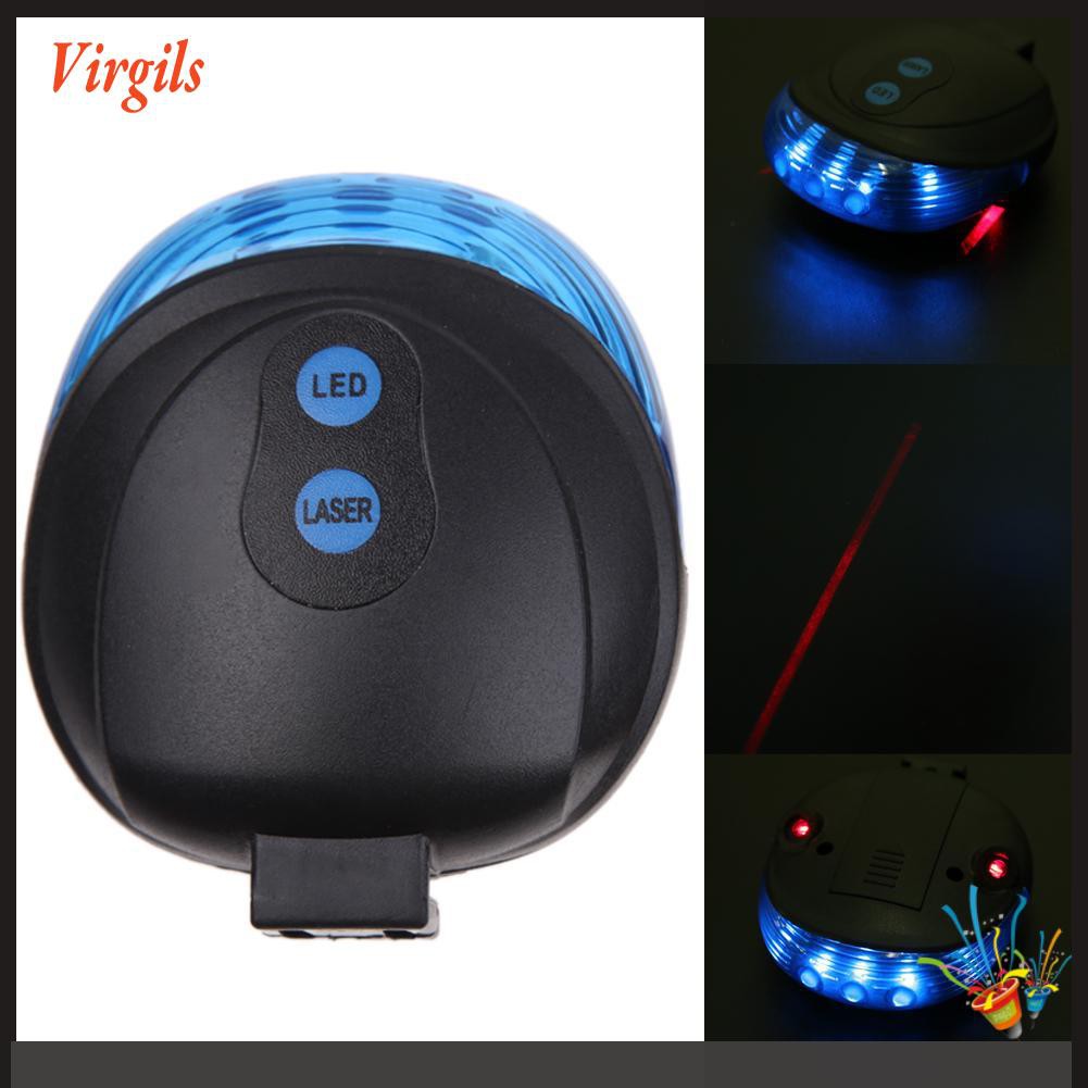 Đèn Led Cảnh Báo An Toàn Gắn Đuôi Xe Đạp 2 Tia Laser Virgils. 5