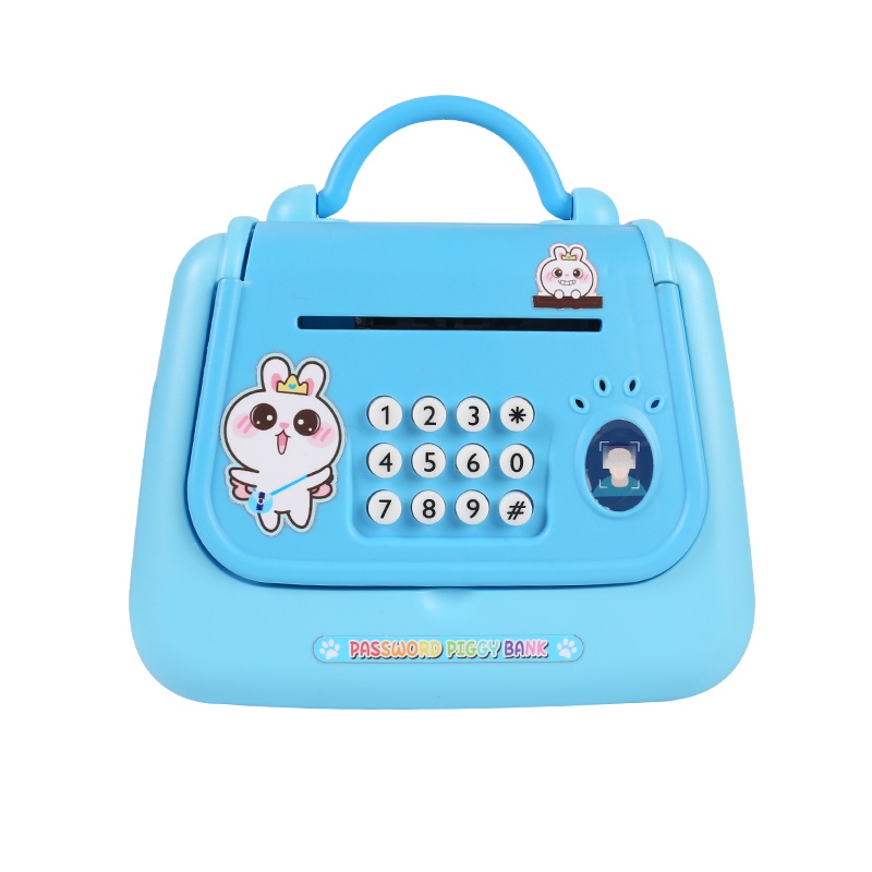 Két sắt mini hình túi xách mô phỏng nhận diện gương mặt ( có dây đeo)