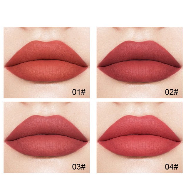 Son thỏi lì và mềm môi Kiss Beauty Matte Lipstick Karite vỏ hồng | BigBuy360 - bigbuy360.vn