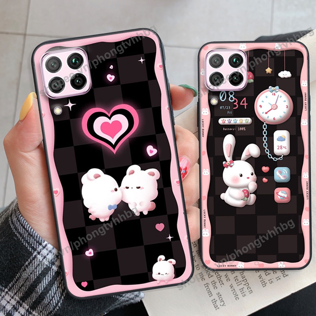 Ốp lưng Huawei Nova 7i gấu,thỏ trắng , đồng hồ dễ thương cute cực đẹp