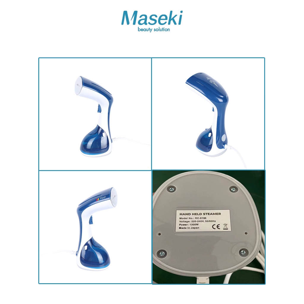 Bàn Là Hơi Nước Cầm Tay, Bàn Ủi Hơi Nước Cầm Tay Công suất 1300W MASEKI Dùng Siêu Tiện Lợi