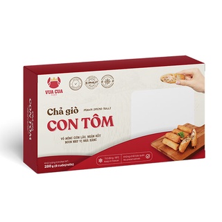 - chả giò con tôm 10 cuốn/ hộp