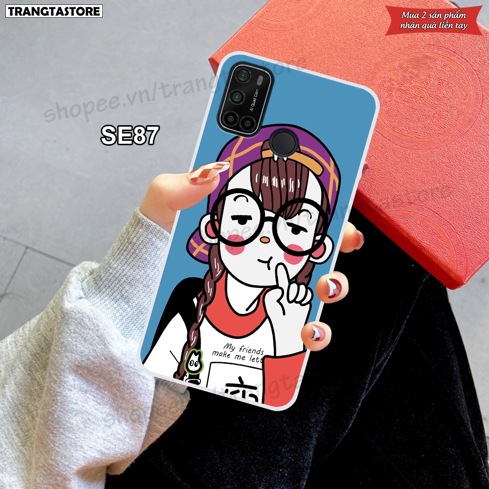 Ốp dẻo trong Vsmart Star 5 - Joy 4 - Live 4 - Aris - Aris Pro in hình họa tiết hoạt hình ngỗ nghĩnh - đáng yêu