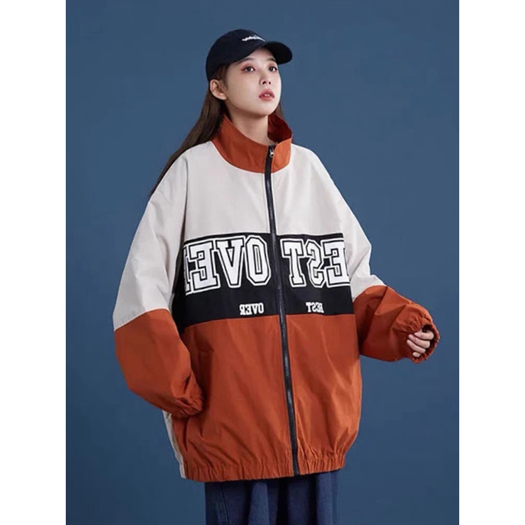 Áo Khoác Nữ Phối Ba Màu Họa Tiết Best Over THời Trang Phong Cách Cá Tính Shop Valentina