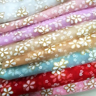 V196🌸 VẢI VOAN LƯỚI HOA PHUN SƠN MAY ĐỒ CHO TRẺ EM, DOLL, OBITSU, DIY, DECOR, HANDMADE, QUILTING, SCRUNCHIES....