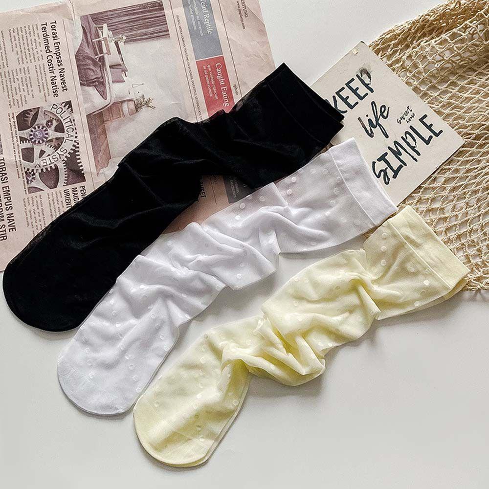 IVORY Vớ Dài Co Giãn Phong Cách Lolita Ngọt Ngào Cho Nữ