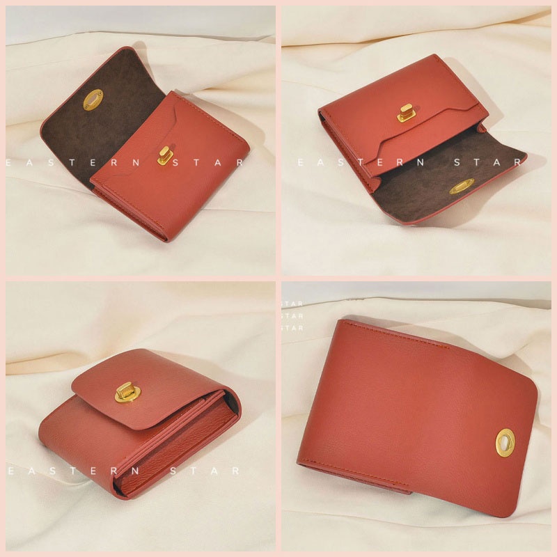 Ví nữ mini đựng thẻ cầm tay card holder da nhiều ngăn cao cấp W192 Micocah chính hãng