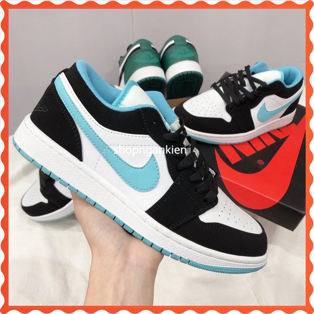 Giày thể thao 🔥𝐒𝐢ê𝐮 𝐑ẻ🔥sneaker jordan xanh ngọc bản đẹp nam nữ jd 1 xanh cao cấp đủ hộp và giấy tờ