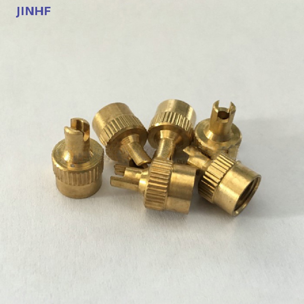 Nắp Van Bánh Xe Hơi / Xe Máy Bằng Đồng JINHF