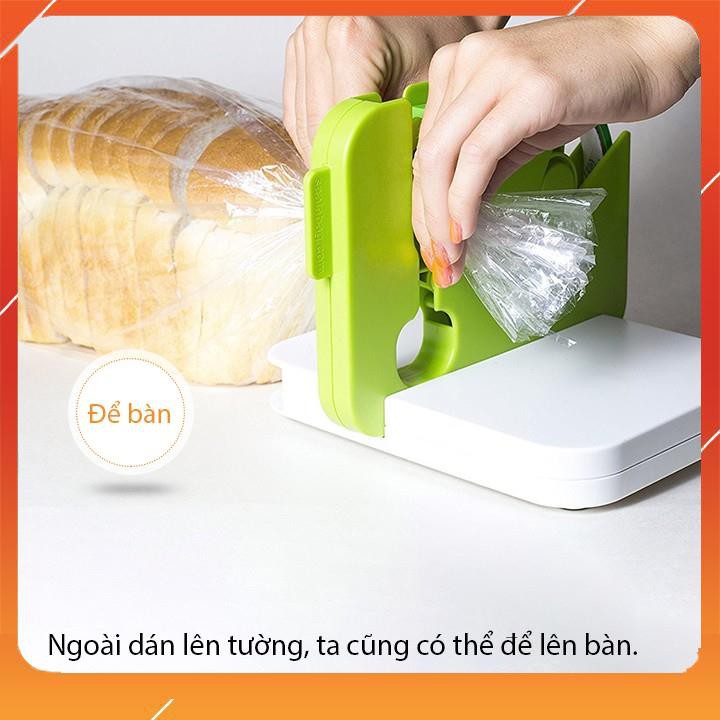 Máy buộc đầu túi nilon  máy cột đầu túi trong siêu thị