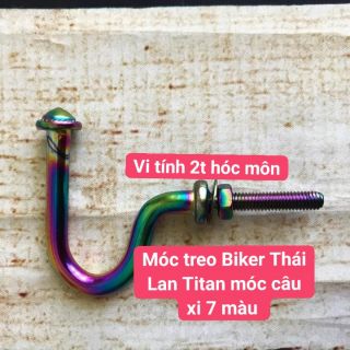 Móc treo Biker Thái Lan Titan móc câu xi 7 màu