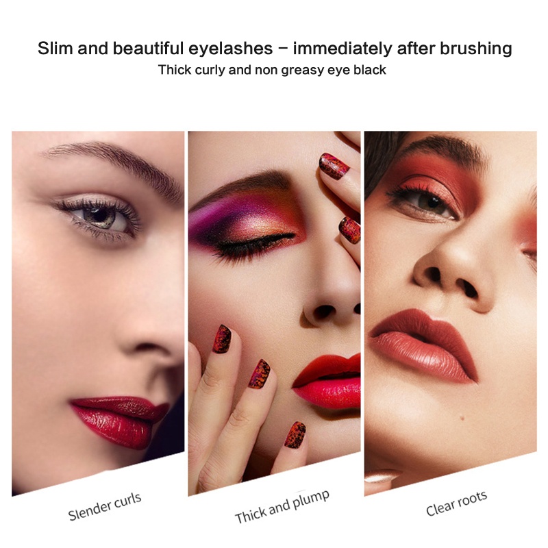 Mascara Sợi Tơ 4D Màu Đen Làm Dày Và Dài Mi Tự Nhiên Lâu Trôi brroa