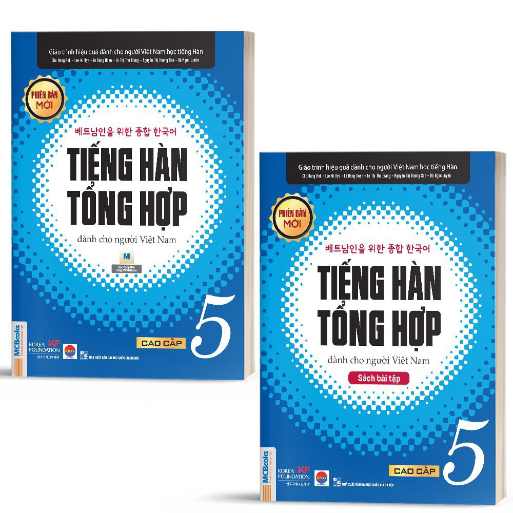 Sách MCBooks - Combo Tiếng Hàn Tổng Hợp Dành Cho Người Việt Nam - Cao Cấp 5 (Giáo Trình + Sách Bài Tập)