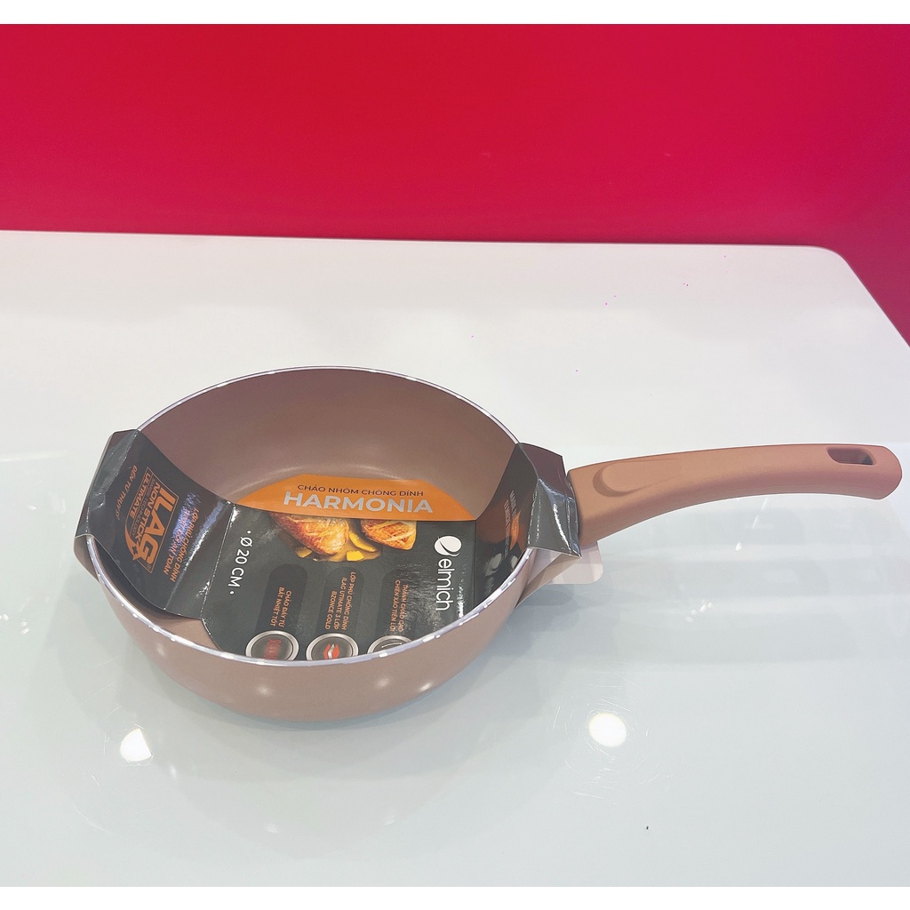 Chảo chống dính Elmich Harmonia EL-3779 20cm, 24 cm, 26cm, 28 cm EL 3775 size 20cm, 24 cm, 26cm, 28 cm