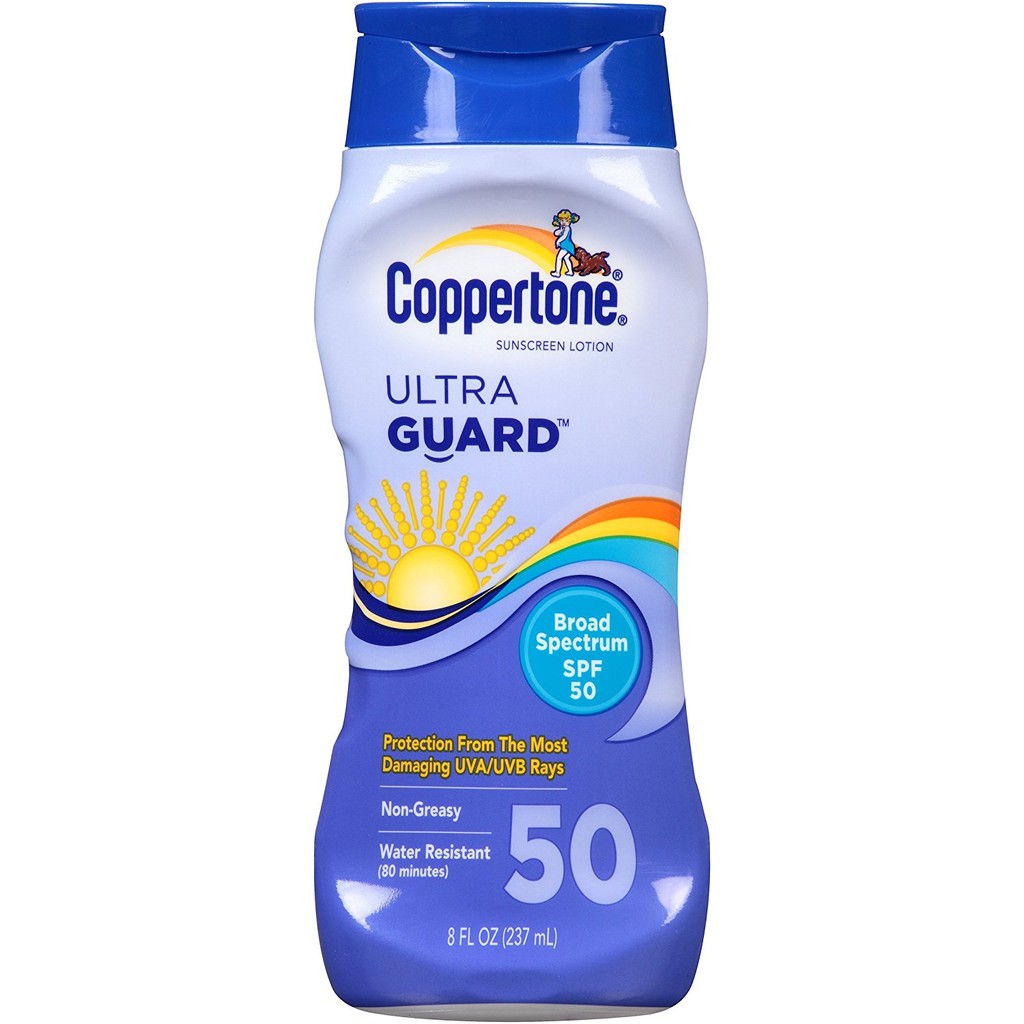 Kem chống nắng Coppertone Ultraguard Sunscreen Lotion SPF 50+ 237ml (Mỹ)