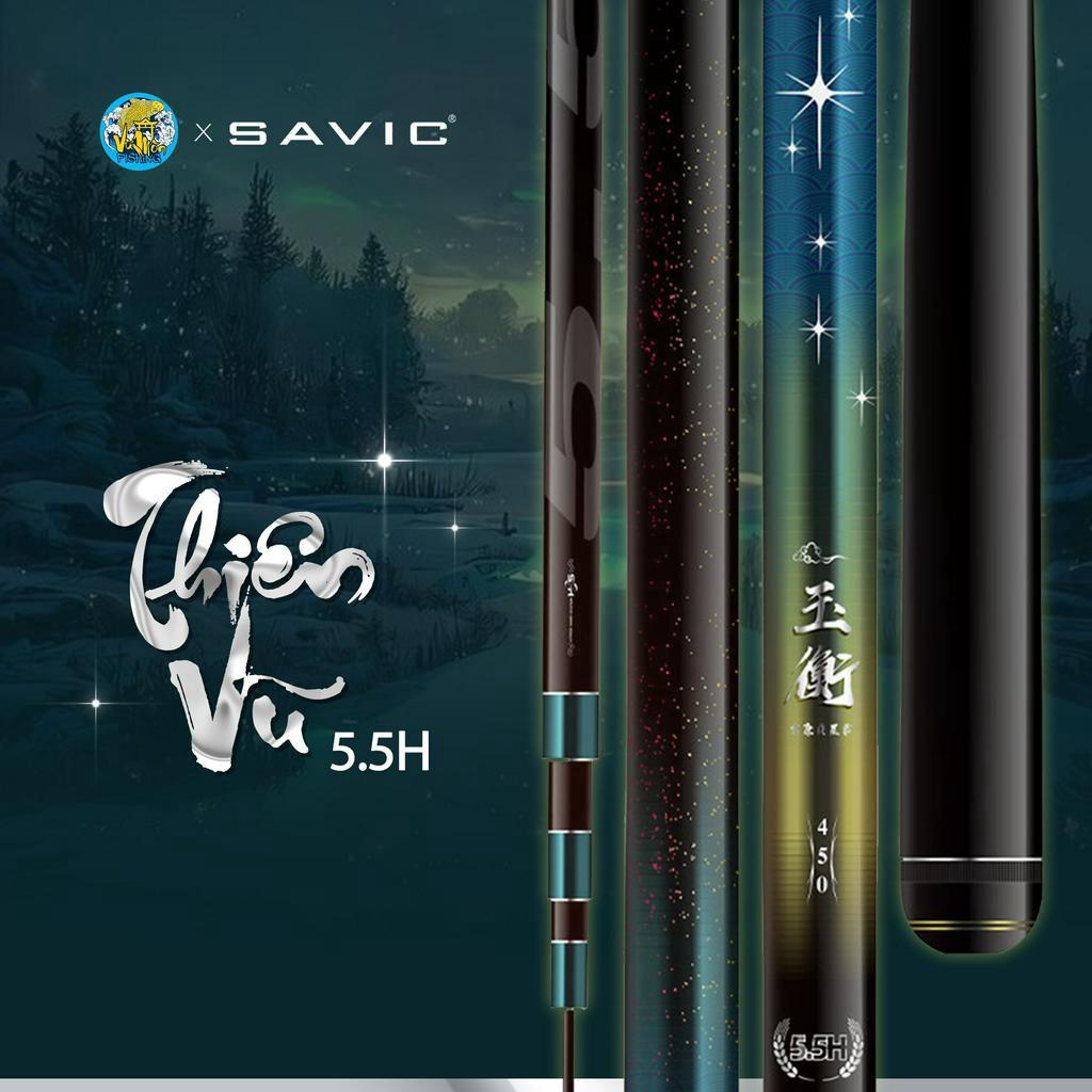 Cần Câu Tay Câu Đài Carbon Cao Cấp Savic Thiên Vũ 5.5H  - Vũ Môn Fishing