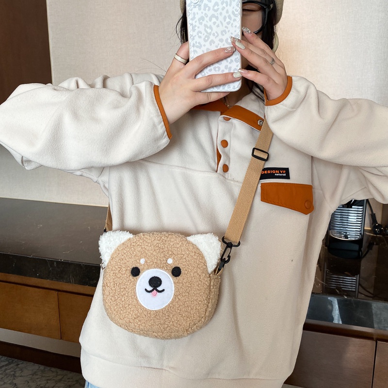 CATIMINI Túi Đeo Chéo Hình Búp Bê Dễ Thương Cho Nữ