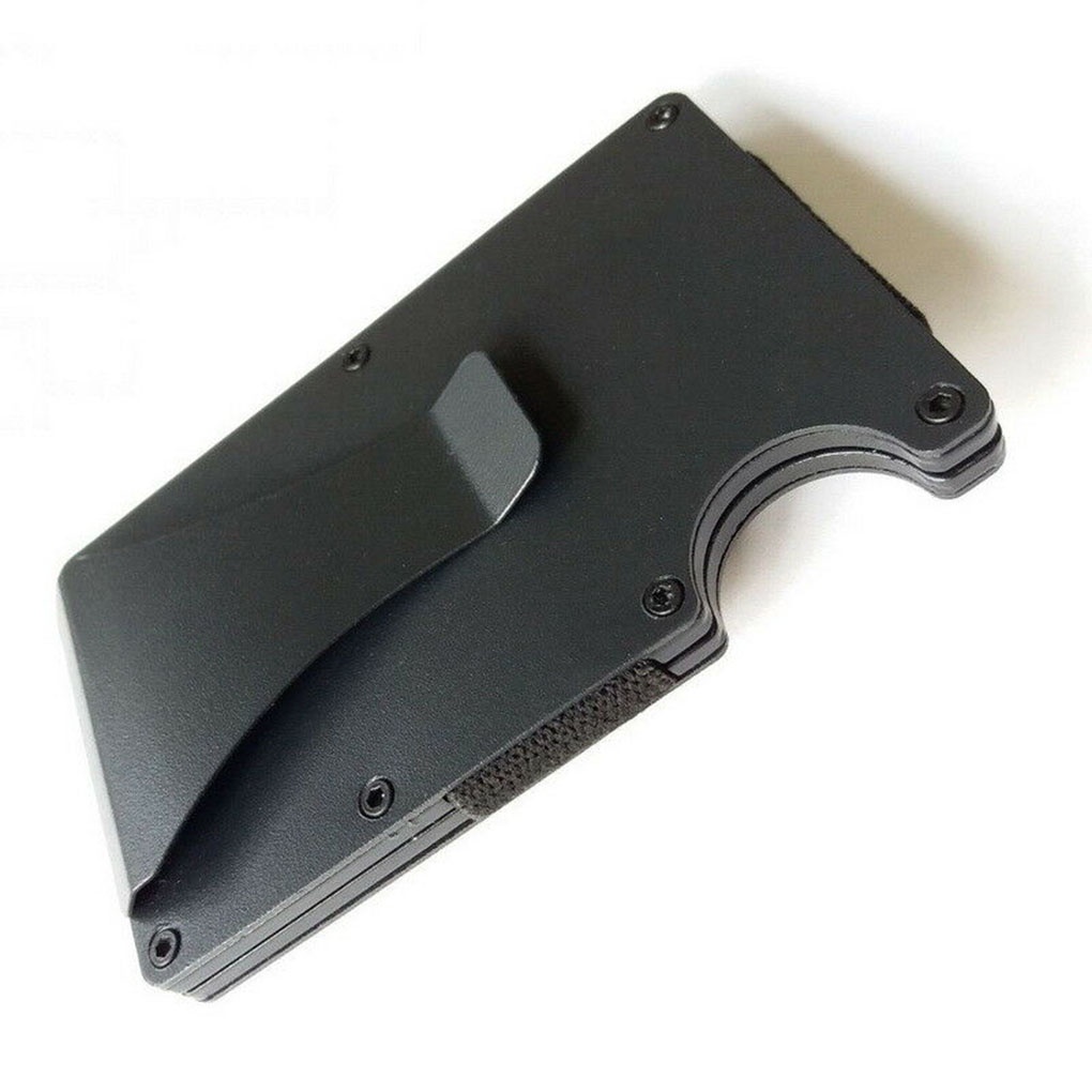 RFID Shield Metal Card Holder Wallet Business Credit Debit Door Card Organizer Storage Wallet