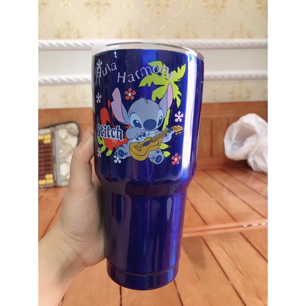 Ly giữ nhiệt thái lan 900ml tặng kèm túi, ống hút va cọ rửa ly