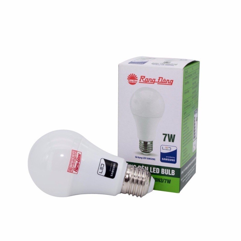 Bóng đèn led Rạng Đông 3w, 5w, 7w, 9w, 12w, 15w - Bảo hành chính hãng 12 tháng