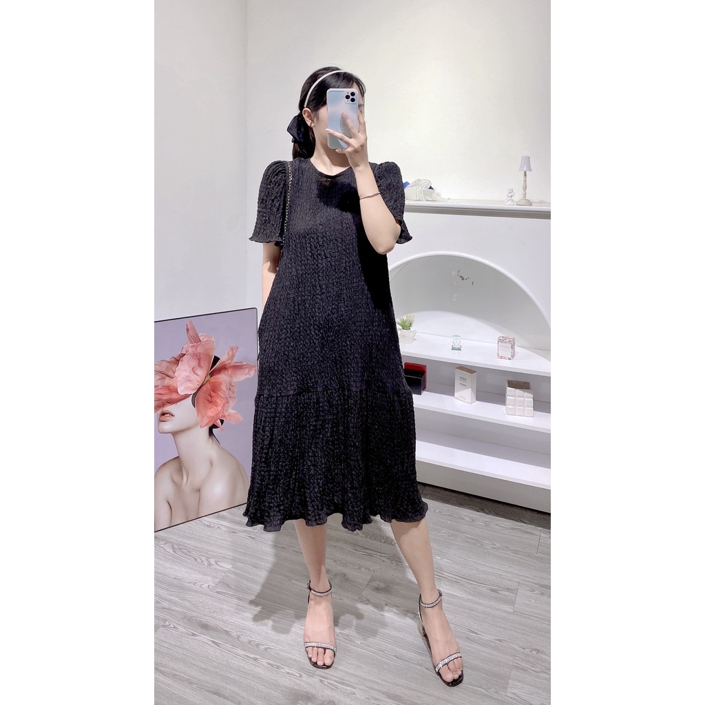 Váy Bầu Bigsize Thiết Kế Công Sở GUME Dáng Suông Đuôi Cá Vải Đũi Siêu Mềm Mát Nhiều Màu Lựa Chọn 40 - 100kg GM028