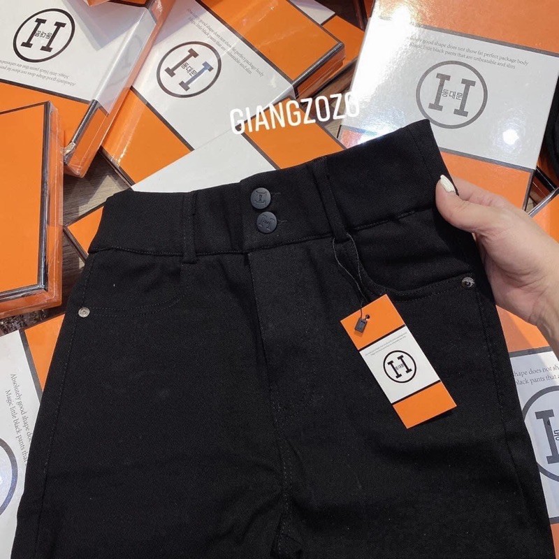 Quần tregging kaki đen hộp H hàng LOẠI 1 | BigBuy360 - bigbuy360.vn