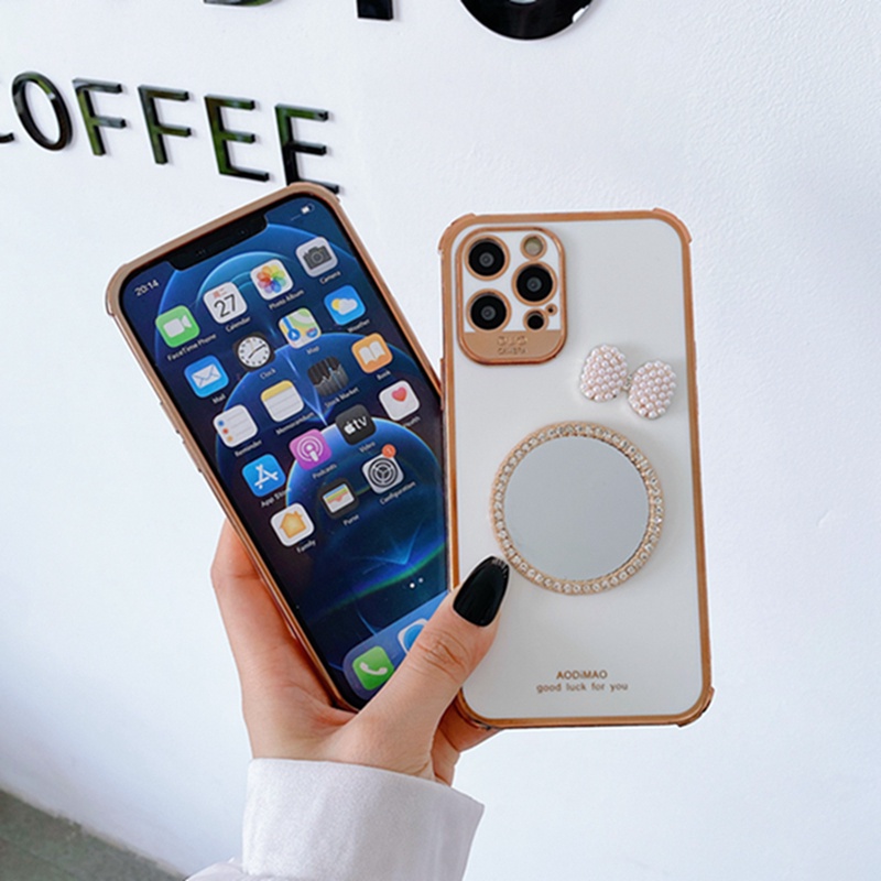 Ốp Điện Thoại Mặt Gương Hình Vương Miện Cho Iphone 12 Mini 12 Pro 12 Promax 11 Pro Max X Xr 7 8 Plus Xs Max | BigBuy360 - bigbuy360.vn