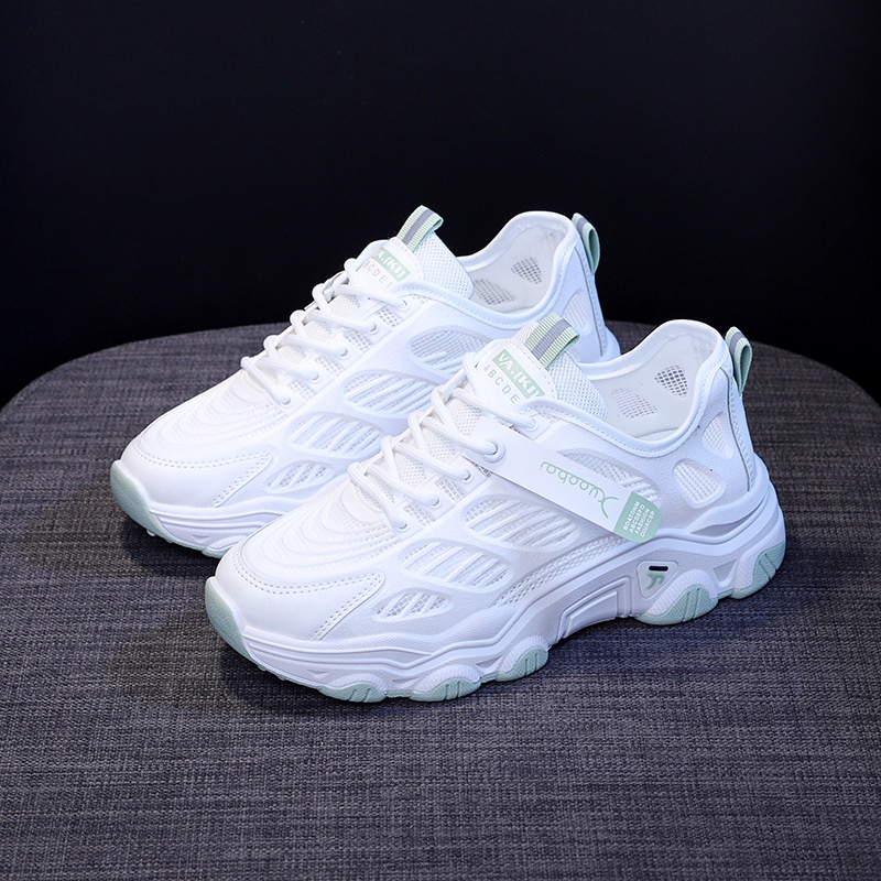Giày sneaker IELGY phối lưới thoáng khí thời trang cho nữ