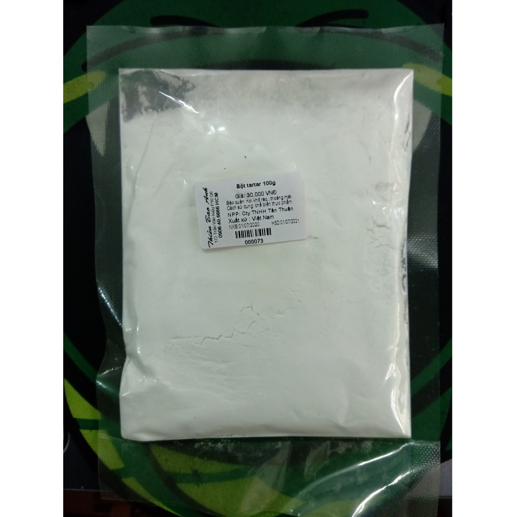 Bột tartar gói 100g