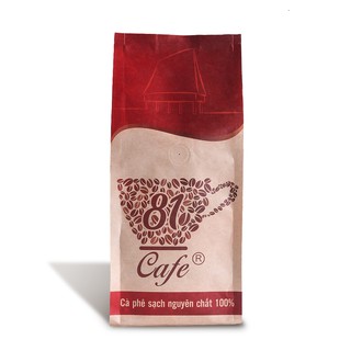 Cà Phê Nguyên Chất Rang Xay 81 cafe (coffee bột Robusta,Abarica)