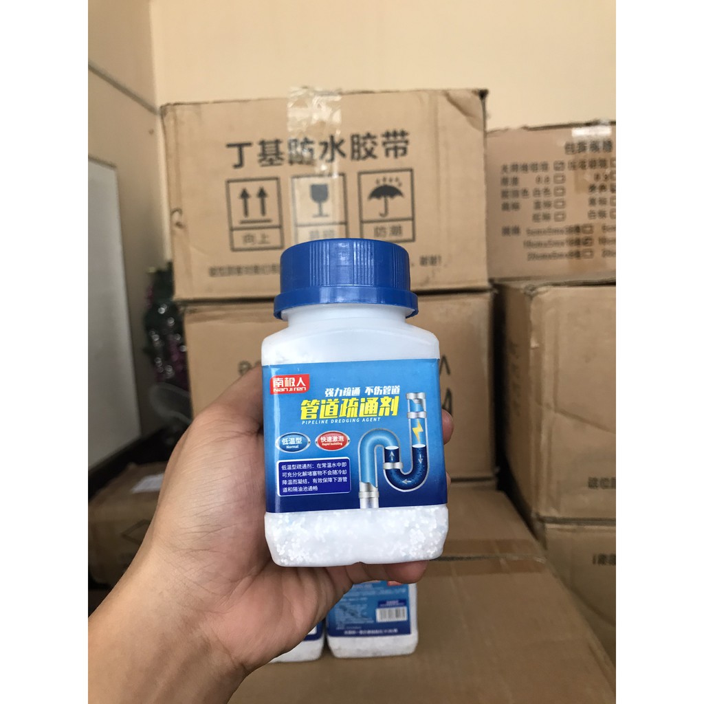 [Loại Cực Mạnh][Hộp Lớn]280gr Bột Thông Tắc Cống, Đường Ống, Bồn Cầu, Bồn Rửa Mặt..Xử Lý Triệt Để Cặn Bã