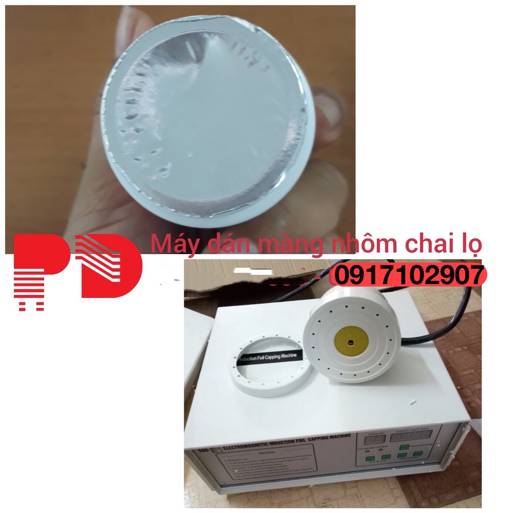 Máy Dán Màng Seal Chai Lọ 500A,Dán Màng Bạc, Màng Nhôm | Máy Seal Màng Nhôm | Máy Seal Nắp Hũ Chai Lọ