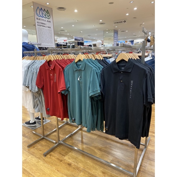 Áo Thun polo Nam UNIQLO Ngắn Tay Khô pique (1)