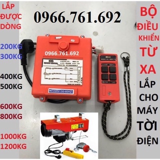 Máy tời điện - điều khiển từ xa cho máy tời
