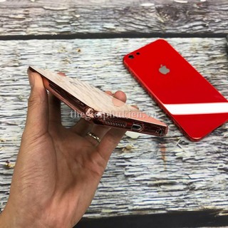 Ốp lưng iphone 6 plus / 6s plus lưng kính viền màu tpu dẻo