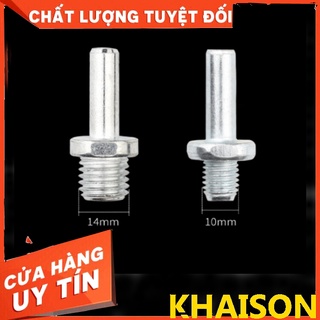 Đầu cán nối đế chà, đĩa đánh bóng loại lục giác và chuôi tròn M10, M14 gắn máy khoan, máy bắt vít