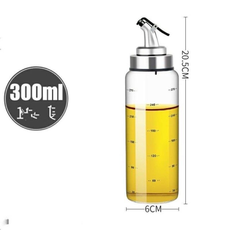 Bình chiết dầu ăn, đựng nước mắm thủy tinh có chia vạch chuyên dụng cao cấp