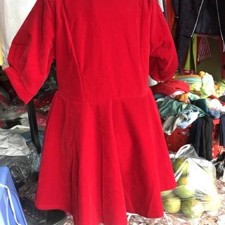 Váy nhung bé gái 10-25kg ( bao chất)