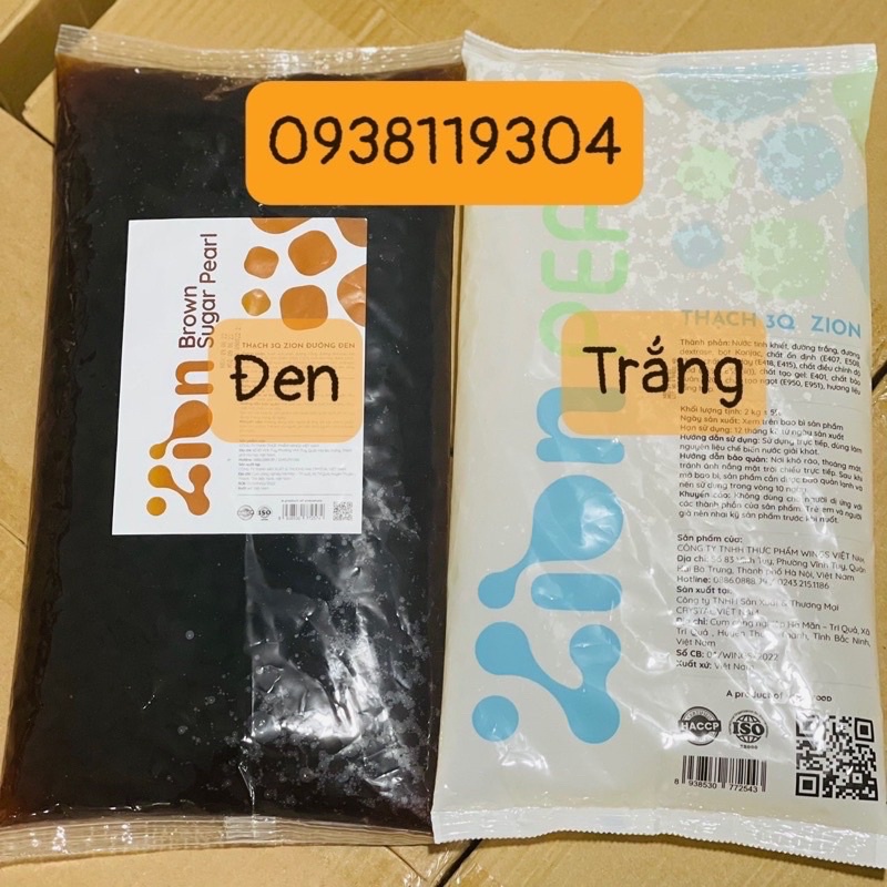 Trân châu 3q Zion Trắng - Đen 2kg