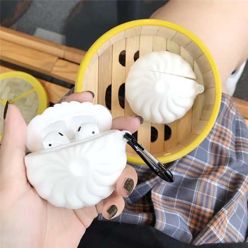 CREATIVE Vỏ Đựng Bảo Vệ Hộp Sạc Tai Nghe Airpods / Airpods2 3d Ngộ Nghĩnh