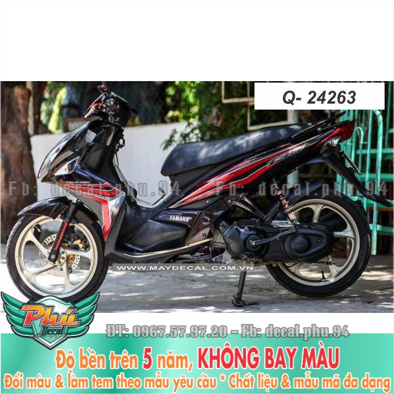 Tem rời Novo Lx đỏ đen chỉ (X) -1