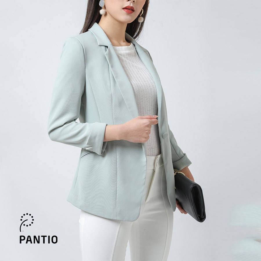 Áo khoác vest kiểu dáng công sở dáng suông FAV9600 - PANTIO