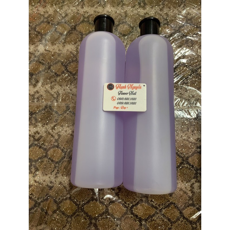 Liquid Trắng Không ngả màu bột trắng, Liquid Tím thường 500ml, 1000ml