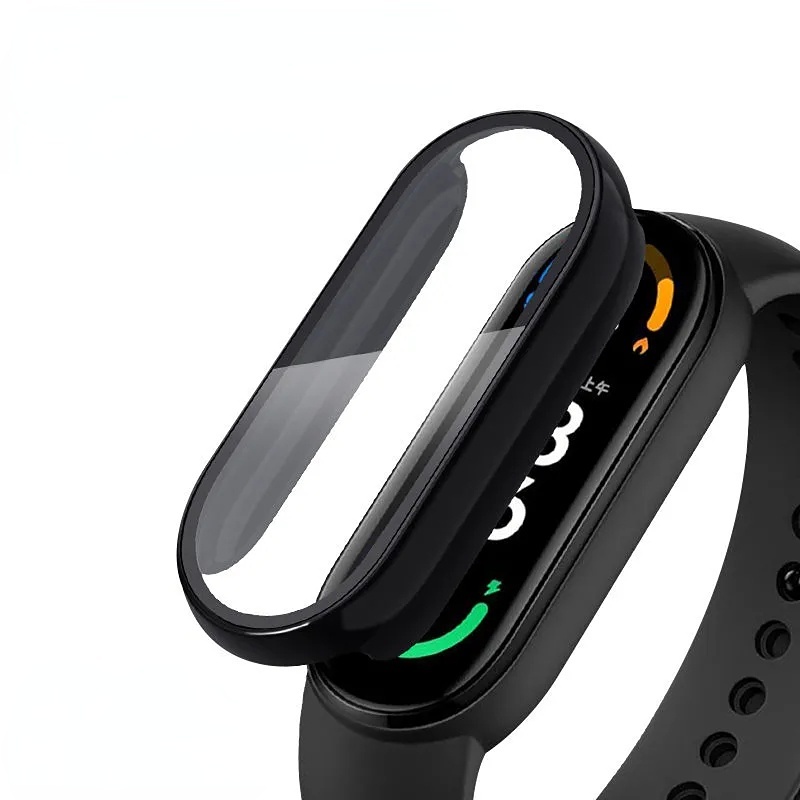 Ốp Lưng Chống Sốc Kèm Miếng Bảo Vệ Màn Hình Cho Xiaomi Mi Band 7 6/5/4/3