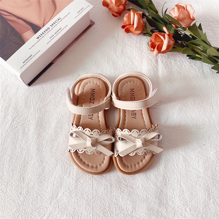 Sandal bé gái - Dép quai hậu cho bé gái da mềm phong cách Hàn Quốc SA444