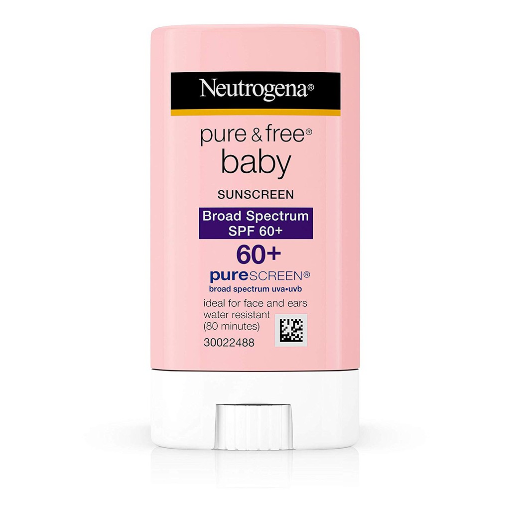 Lăn chống nắng dạng sáp cho trẻ nhỏ Neutrogena Pure & Free Baby Mineral Sunscreen Stick SPF 60 14g (Mỹ)
