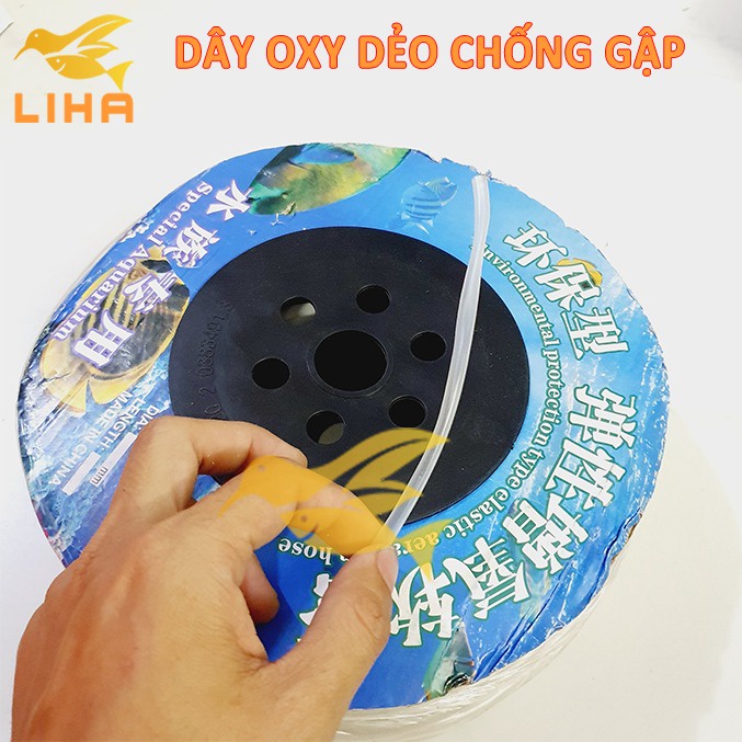 Dây Sủi Oxy Dẻo Chống Gập 4ly (4mm) 1 Mét - Dây Oxi Cho Bể Cá